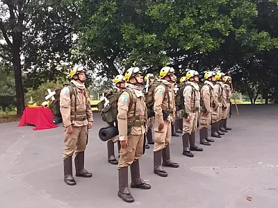 Corpo de Bombeiros inicia curso de combate a incêndios florestais nesta terça