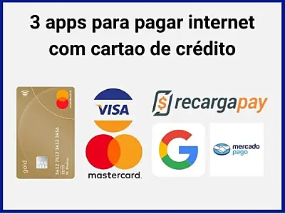 3 melhores apps para pagar contas de internet com cartão de crédito