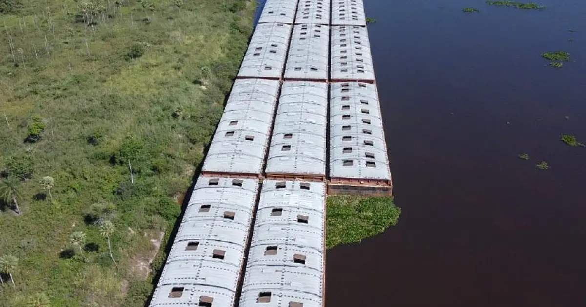 Hidrovia do Paraguai amplia navegação e movimenta 1,4 milhão de toneladas em MS