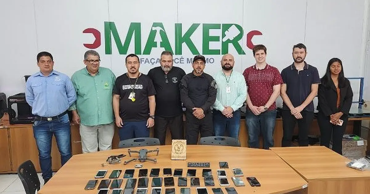Parceria entrega Drone e celulares interceptados para aulas do IFMS