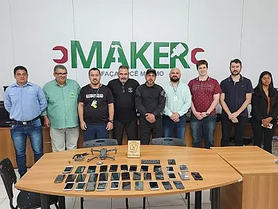 Parceria entrega Drone e celulares interceptados para aulas do IFMS