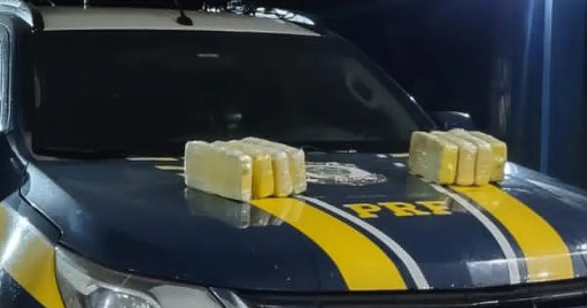 Casal traficava 8,7 kg pasta base na companhia de três filhos menores