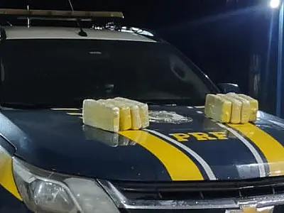 Casal traficava 8,7 kg pasta base na companhia de três filhos menores