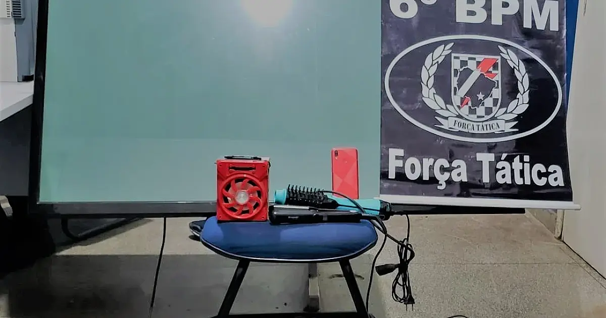 Homem é preso por  furto à residência minutos depois do crime no bairro Aeroporto