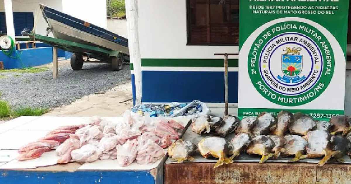 Pescador é multado em R$ 2.200 por  pesca ilegal no rio Paraguai
