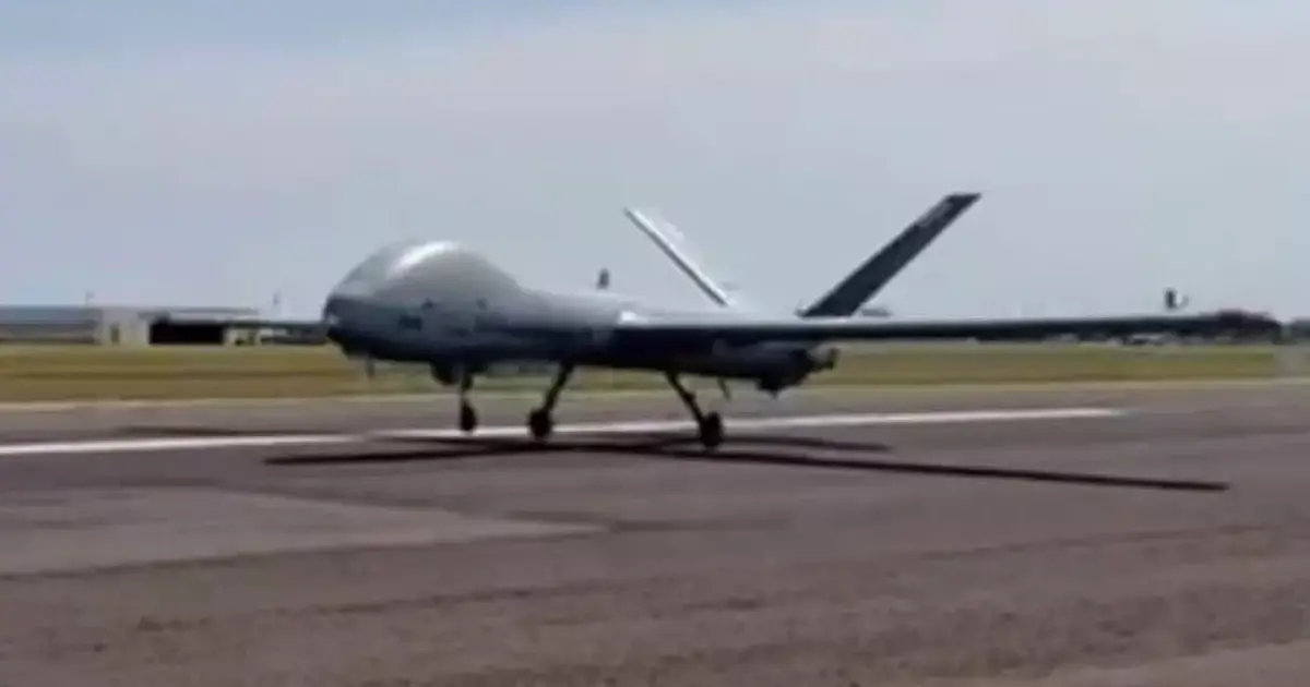 FAB faz operação inédita com drone militar não tripulado em Campo Grande