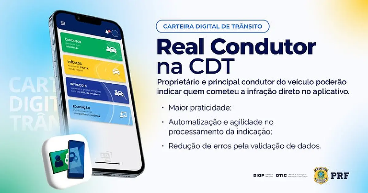 PRF adere a serviço que permite a indicação de condutores que cometeram infrações de trânsito