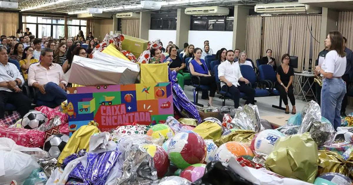 Campanha 'Caixa Encantada' arrecada brinquedos para crianças atendidas por 280 instituições