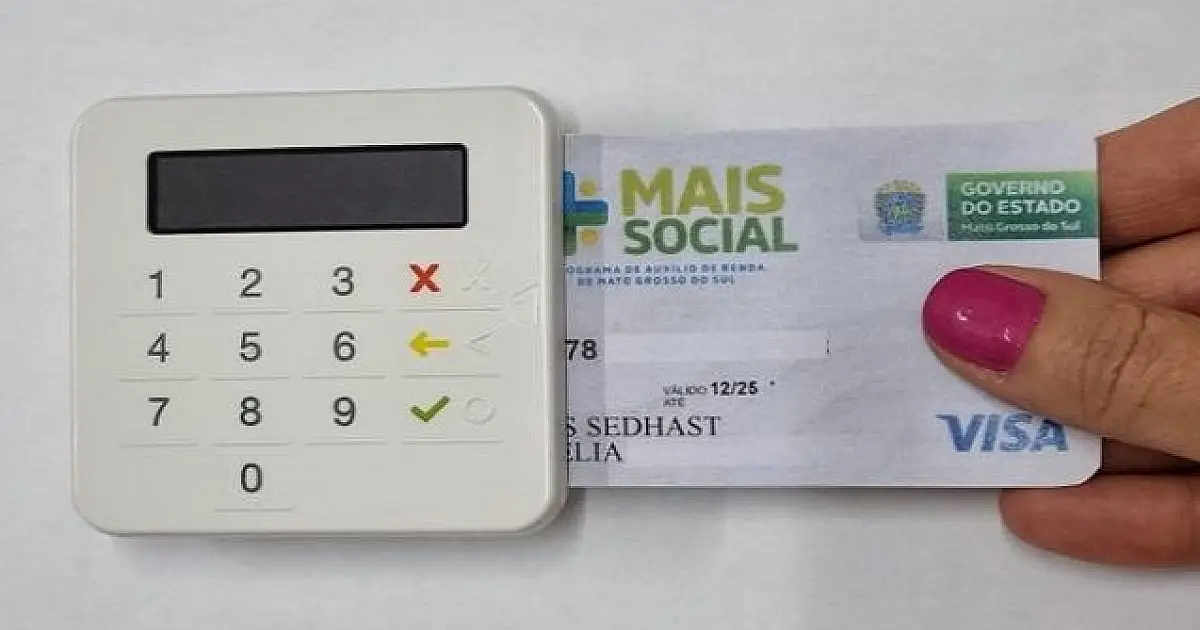 Uso indevido do cartão do Mais Social pode suspender beneficiário do programa