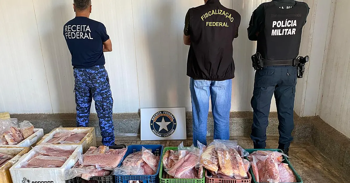 Operação conjunta apreende 300 kg de filé de pirarucu no Posto Esdras