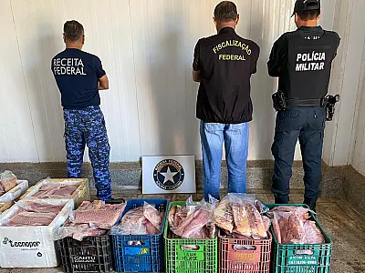 Operação conjunta apreende 300 kg de filé de pirarucu no Posto Esdras