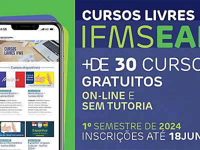 IFMS oferta mais de 30 cursos livres neste semestre