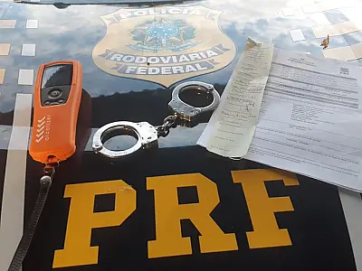 Condutor é preso com índice de embriaguez seis vezes maior que o limite
