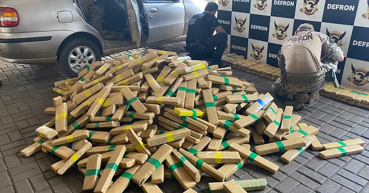 Receita Federal intercepta mais de 600 kg de Maconha e apreende cerca de R$ 240 mil em mercadorias