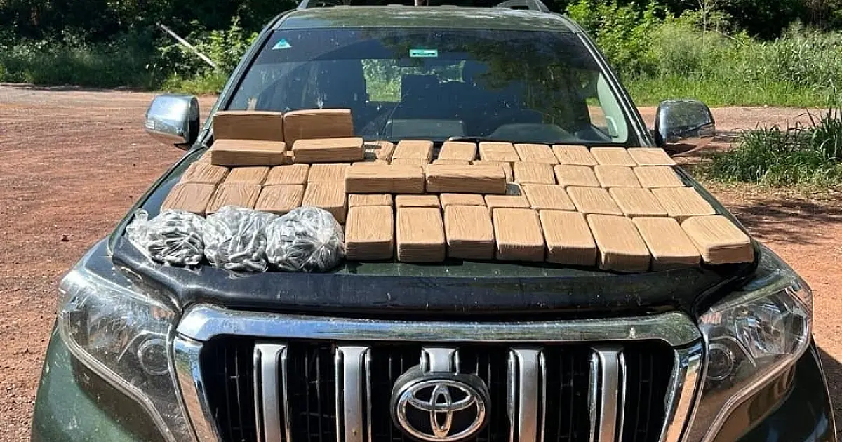 Exército apreende mais de 50 kg de cocaína na saída de Corumbá