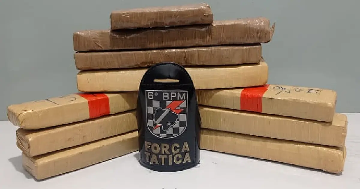 Menor é preso com dez tabletes de maconha no Lampião Aceso