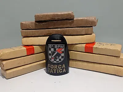 Menor é preso com dez tabletes de maconha no Lampião Aceso