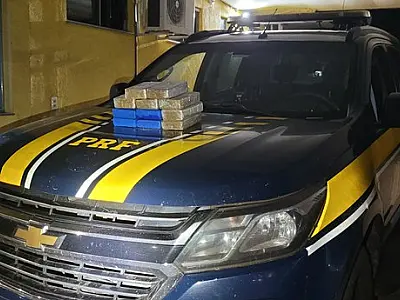 Casal que saiu de Corumbá é preso com 11,4 kg de cocaína na BR 262