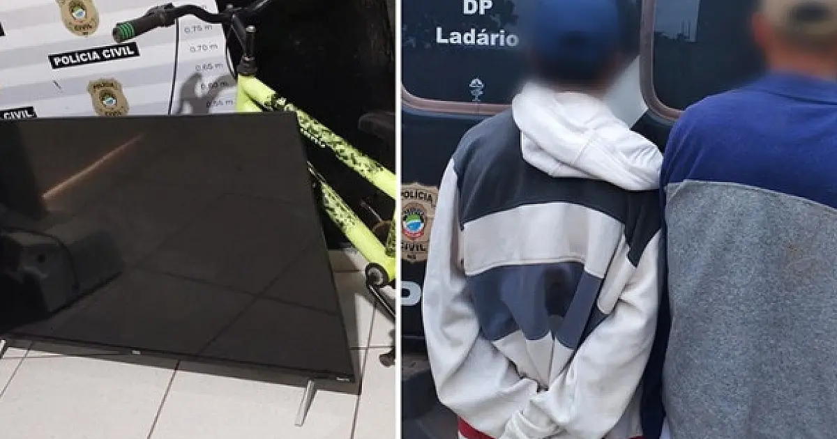 Dupla é presa em flagrante por furto em casa de Ladário
