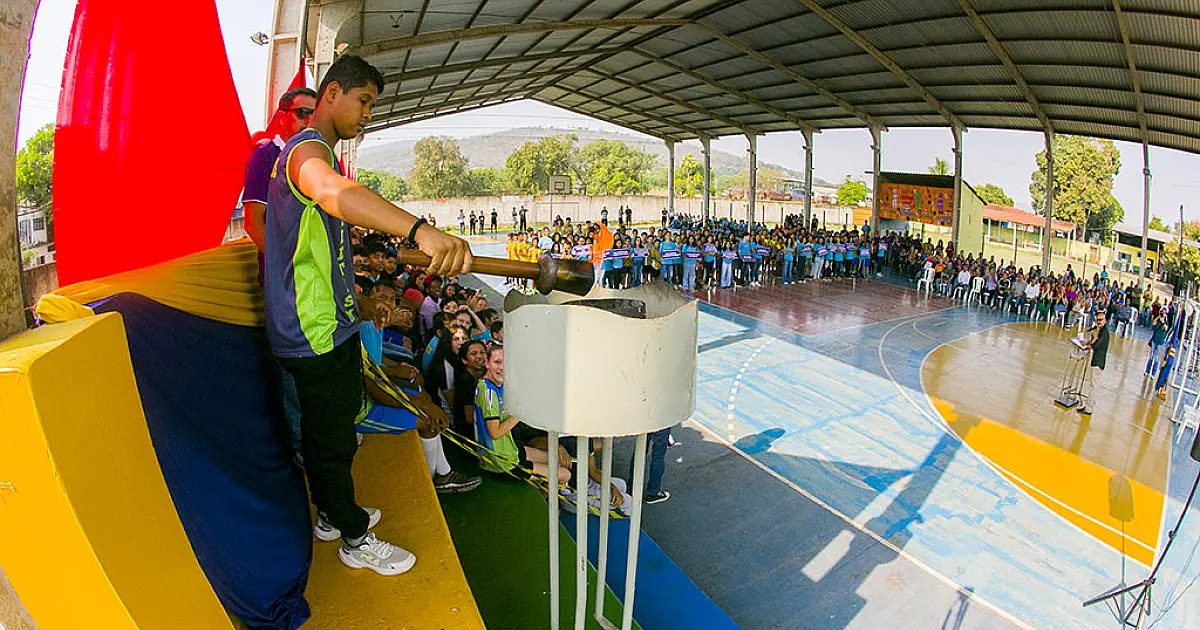 Com participação de 14 escolas; solenidade abre oficialmente 33ª edição dos Jogos da REME