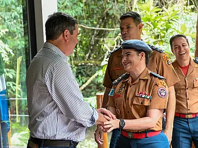 Carla Rouledo é a primeira coronel da história do Corpo de Bombeiros de MS