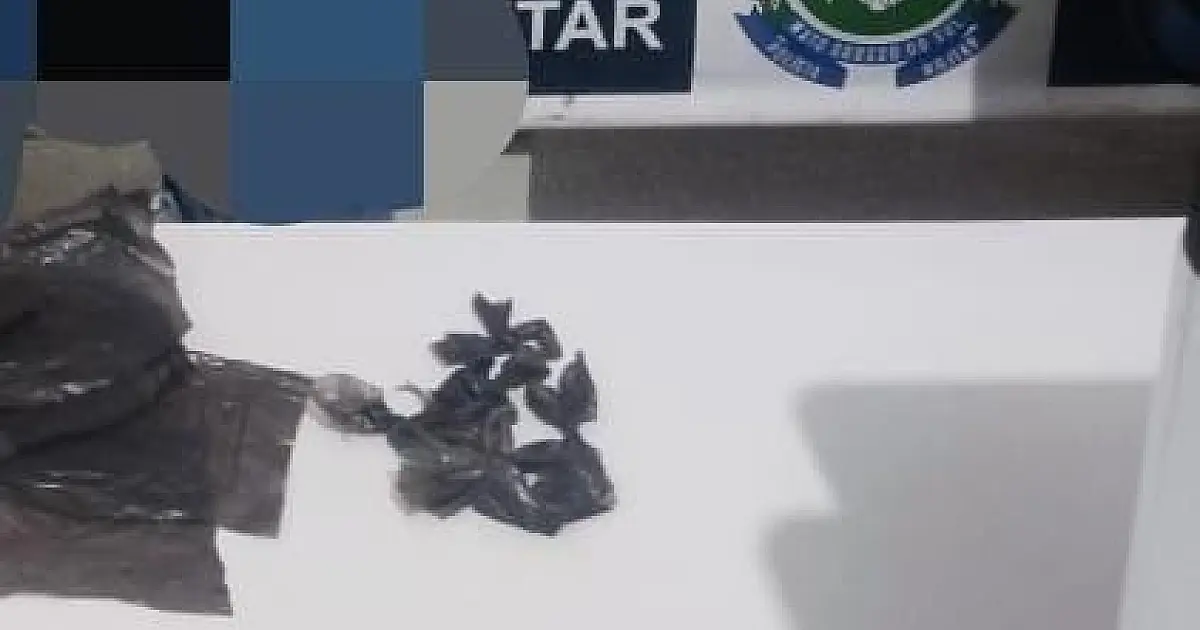 Indivíduo preso com cocaína diz que a droga era uma encomenda do tio