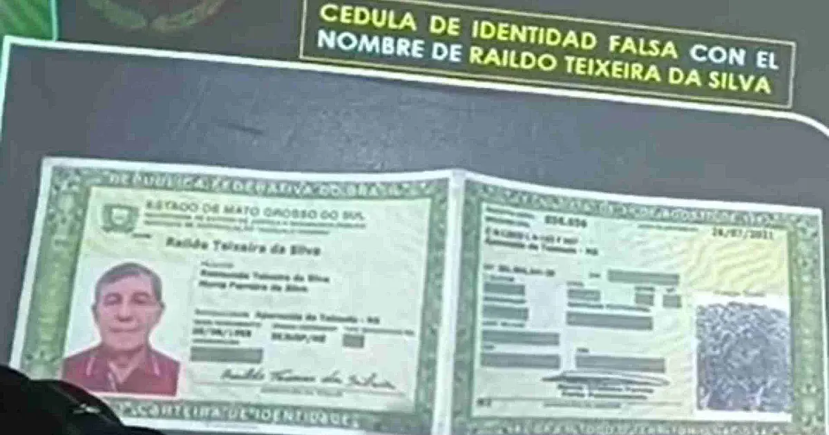 'Tio Arantes' do PCC usava RG falso de Mato Grosso do Sul quando foi preso na Bolívia