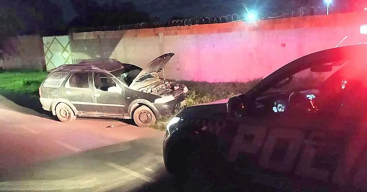 Carro é recuperado minutos após o furto em Corumbá