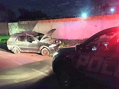 Carro é recuperado minutos após o furto em Corumbá