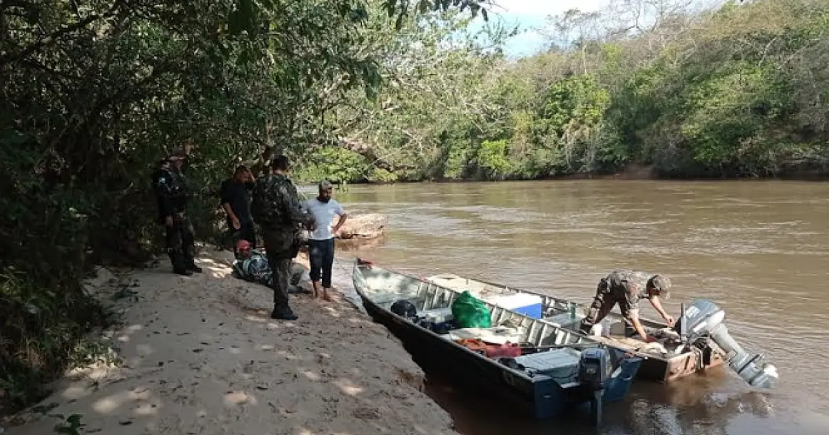 Infrator tem barco e materiais apreendidos em pesca ilegal no rio Aquidauana