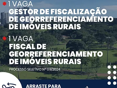 Processo seletivo em Campo Grande busca por engenheiros cartógrafos ou de áreas correlatas