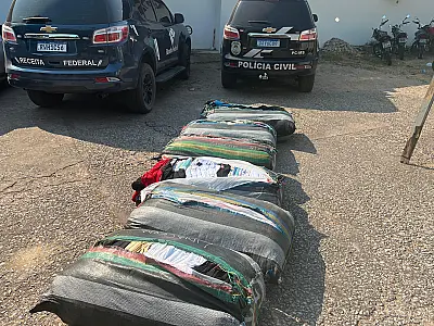Operação Comércio Legal IV apreende meia tonelada de roupas falsificadas em Corumbá