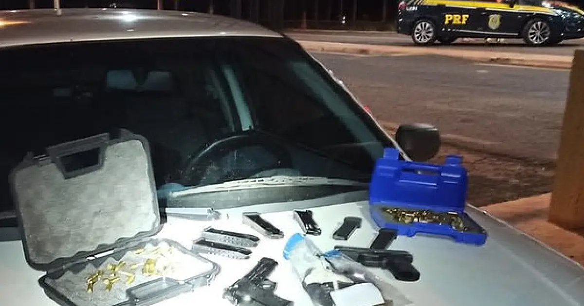 PRF apreende armas, munições e drogas em Ponta Porã