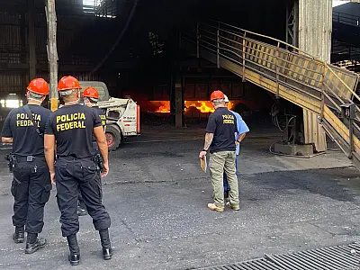PF incinera 670 kg de cocaína em Corumbá