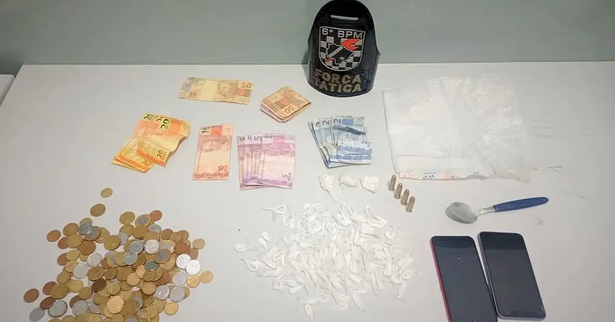 Dupla é presa por tráfico de drogas no bairro Centro América