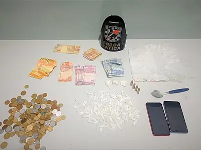 Dupla é presa por tráfico de drogas no bairro Centro América