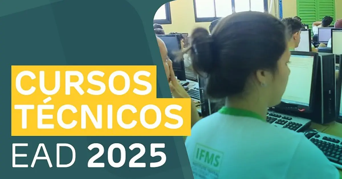 IFMS abre inscrições para 1,4 mil vagas em cursos técnicos a distância
