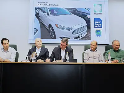 Detran-MS será o primeiro do País a leiloar veículos com restrição judicial