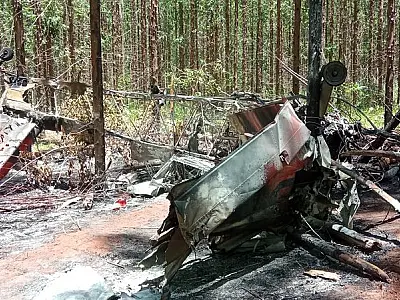 Morre piloto que teve 90% do corpo queimado após queda de aeronave em MS
