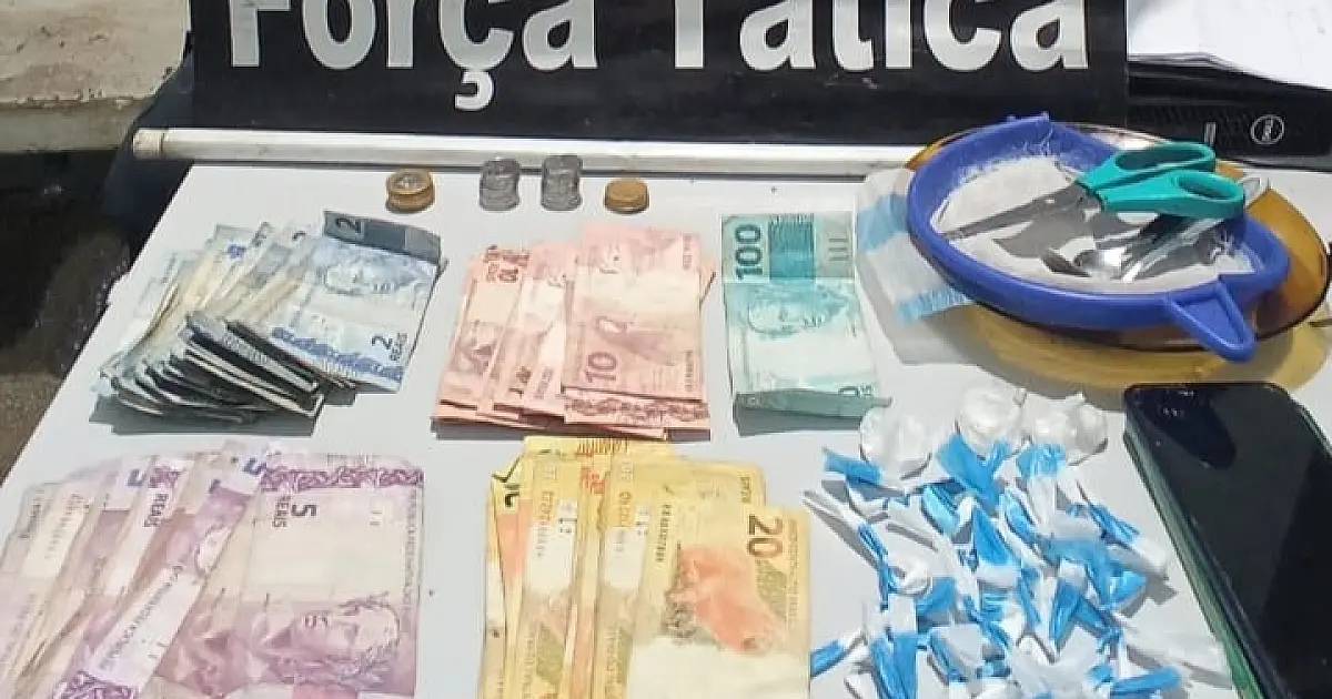 PM prende mulher apontada como chefe da venda de drogas no Centro América