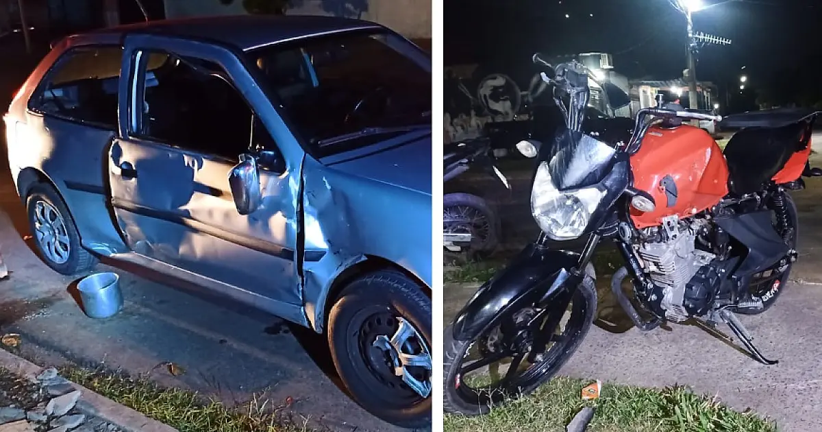 Colisão entre carro e moto faz quatro vítimas no Cristo Redentor