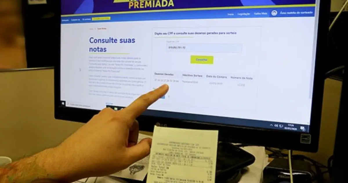 Programa Nota Premiada realiza primeiro sorteio de 2023 neste sábado