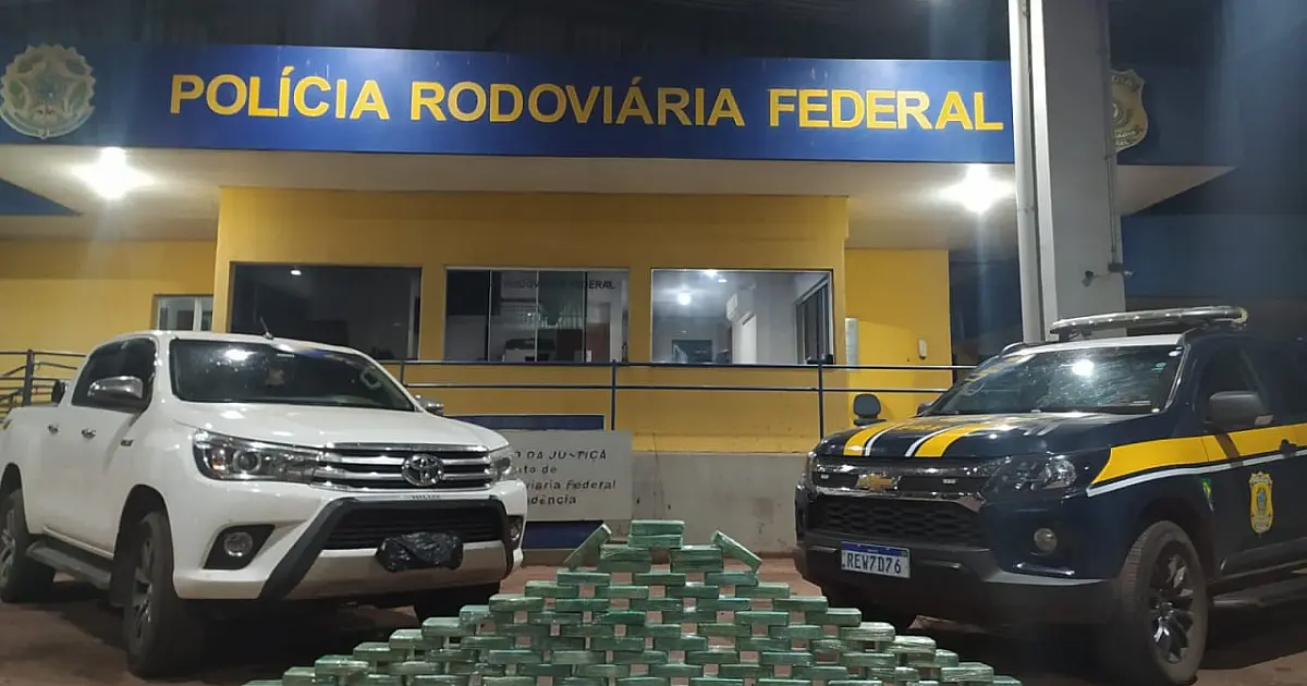 113 kg de cocaína foram apreendidos e 4 pessoas foram presas na BR 262