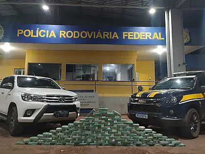 113 kg de cocaína foram apreendidos e 4 pessoas foram presas na BR 262