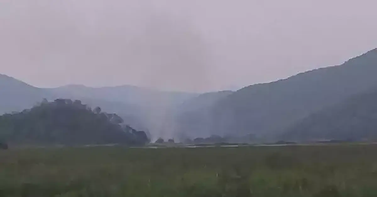 Fumaça de incêndios em MT e na Bolívia já é vista em Corumbá