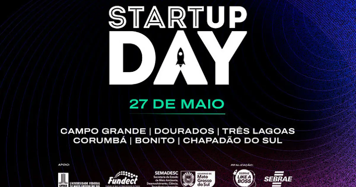 Corumbá recebe o Startup Day do Sebrae no dia 27 de maio