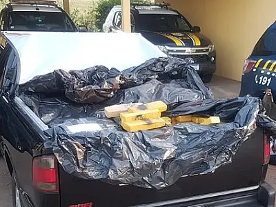 Homem é preso com 620 kg de maconha após perseguição em rodovia