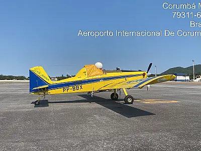 Mais uma aeronave chega em Corumbá para auxiliar combate à incêndio no Porto Índio