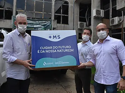 MS Pantanal doa 5 mil máscaras à secretaria de Saúde de Corumbá