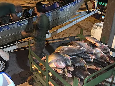 Pescador é multado em mais de R$ 6 mil por pesca predatória no rio Paraguai